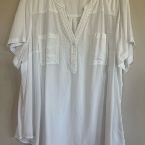 Torrid White Blouse